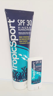 TropicSport SPF 30 Mineral Sunscreen AND Facestick COMBO PACK!